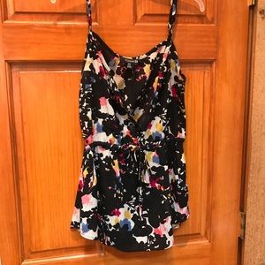 Forever21 Peplum Floral Tank